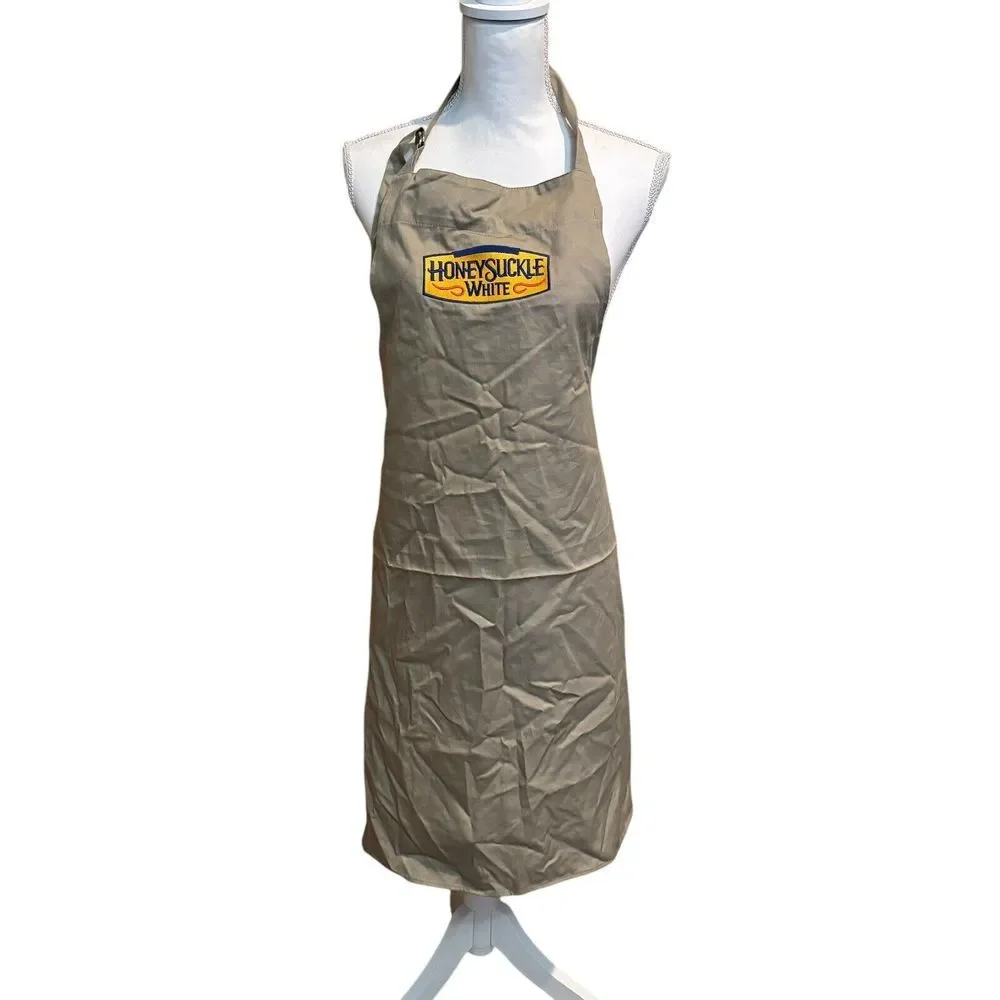 Honeysuckle White Classic Solid‎ Full Apron Tan  Kitchen Cooking